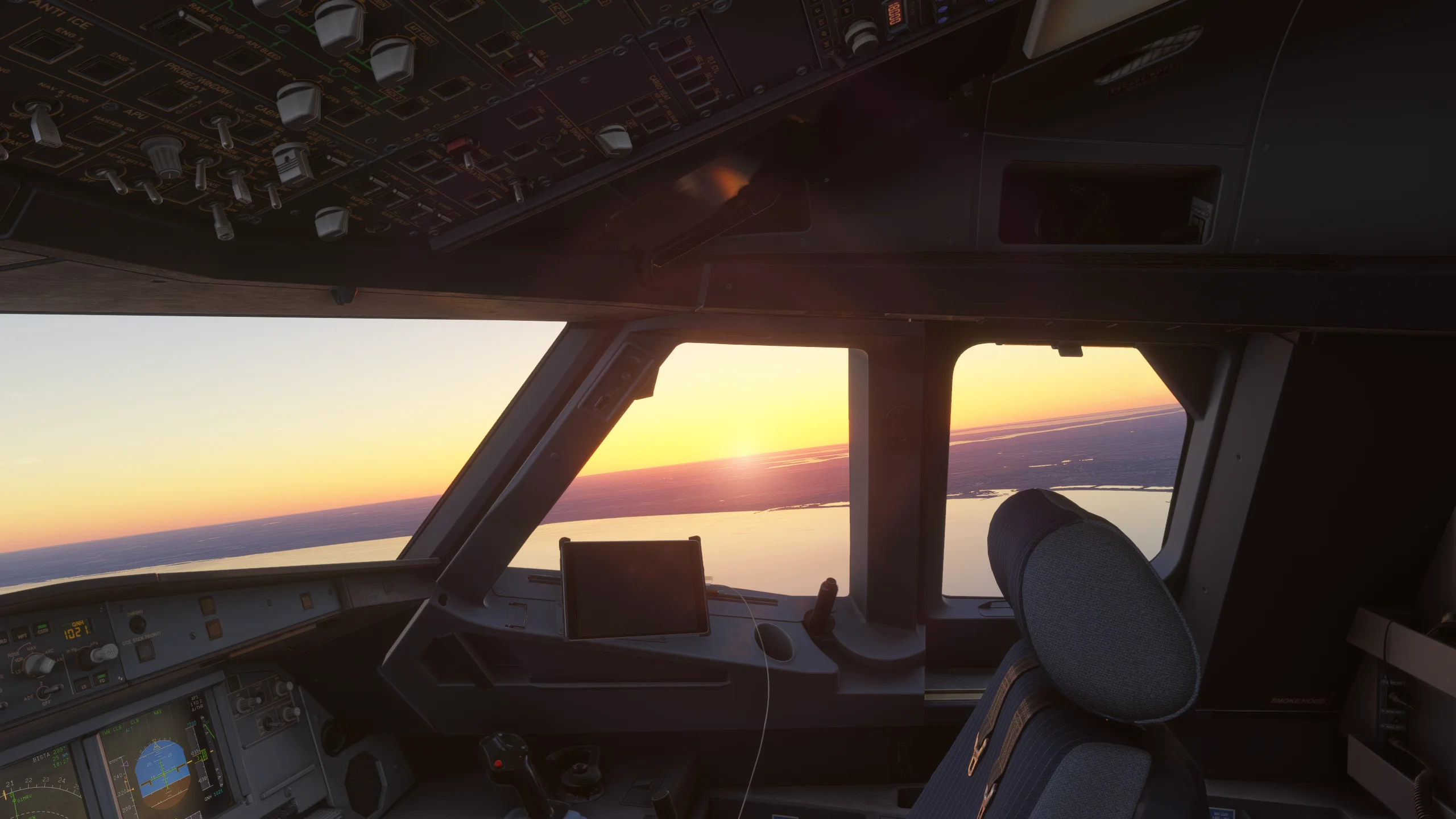 Sunset Departure Copenhagen